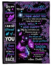 YOU ARE MY SUNSHINE - DADDA TO DAUGHTER Fleece Blanket tile