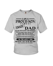 I'M THE LUCKY ONE - LOVELY GIFT FOR SON FROM DAD Youth T-Shirt tile