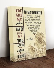 You Are My Sunshine - Lovely Gift For Daughter 11x14 Gallery Wrapped Canvas Prints aos-canvas-pgw-11x14-lifestyle-front-17