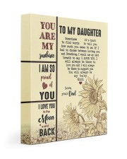 You Are My Sunshine - Lovely Gift For Daughter 11x14 Gallery Wrapped Canvas Prints front
