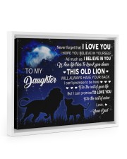 I Hope You Believe In Yourself - Lovely Gift For Daughter Floating Framed Canvas Prints White tile