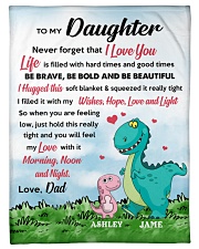 I Love You - Amazing Gift For Daughter Fleece Blanket tile