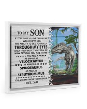 How Spceial You Are To Me - Amazing Gift For Son Floating Framed Canvas Prints White tile