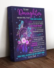 Never Feel That You Are Alone - Lovely Gift For Daughter 11x14 Gallery Wrapped Canvas Prints aos-canvas-pgw-11x14-lifestyle-front-17