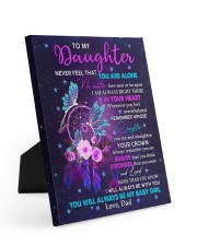 Never Feel That You Are Alone - Lovely Gift For Daughter Easel-Back Gallery Wrapped Canvas tile