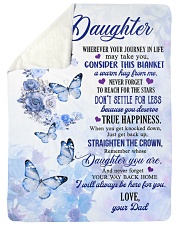 Never Forget To Reach For The Stars - Lovely Gift For Daughter Sherpa Fleece Blanket tile