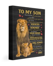 STRAIGHTEN YOUR CROWN - AMAZING GIFT FOR SON 11x14 Gallery Wrapped Canvas Prints front