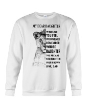 Straighten Your Crown - Best Gift For Daughter Crewneck Sweatshirt tile