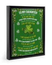 cv-daughter-back-home-dad-ddub-htte Floating Framed Canvas Prints Black tile