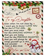 I Love You - Lovely Gift For Daughter Fleece Blanket tile