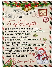 I Love You - Lovely Gift For Daughter Large Fleece Blanket - 60" x 80" front