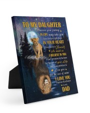 I Believe In You - Best Gift For Daughter Easel-Back Gallery Wrapped Canvas tile