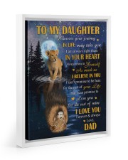 I Believe In You - Best Gift For Daughter Floating Framed Canvas Prints White tile