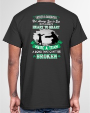 Father & Daughter Not Always Eye To Eye But Always Heart To Heart Classic T-Shirt garment-tshirt-unisex-back-04