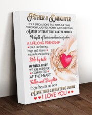 We Are Forever Connected At The Heart - Amazing Gift For Daughter 11x14 Gallery Wrapped Canvas Prints aos-canvas-pgw-11x14-lifestyle-front-17