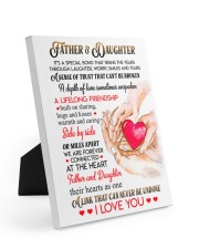 We Are Forever Connected At The Heart - Amazing Gift For Daughter Easel-Back Gallery Wrapped Canvas tile