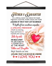 We Are Forever Connected At The Heart - Amazing Gift For Daughter Hanging Canvas tile