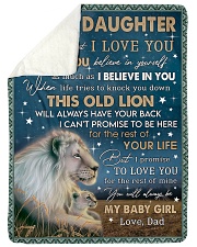 My Baby Girl - Best Gift For Daughter Sherpa Fleece Blanket tile