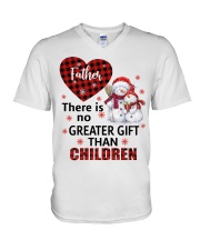 There Is No Greater Gift Than Children V-Neck T-Shirt tile