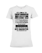 I'M PROUD TO BE HIS DAUGHTER Premium Fit Ladies Tee tile