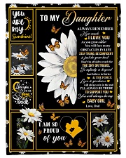 You Are My Sunshine - Best Gift For Daughter Fleece Blanket tile