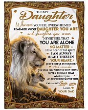BELIEVE IN YOURSELF - PERFECT GIFT FOR DAUGHTER Large Fleece Blanket - 60" x 80" front