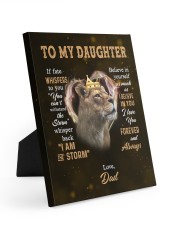 I Love You Forever And Always - Speical Gift For Daughter Easel-Back Gallery Wrapped Canvas tile