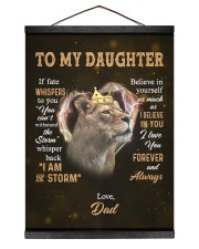 I Love You Forever And Always - Speical Gift For Daughter Hanging Canvas tile