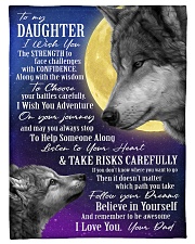 I WISH YOU ADVENTURE ON YOUR JOURNEY Fleece Blanket tile