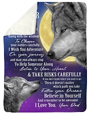 I WISH YOU ADVENTURE ON YOUR JOURNEY Sherpa Fleece Blanket tile