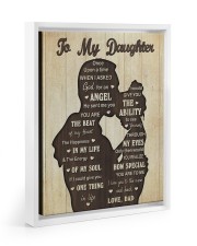 How Special You Are To Me - Lovely Gift For Daughter Floating Framed Canvas Prints White tile