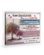 I Believe In You - Amazing Gift For Daughter Floating Framed Canvas Prints White tile