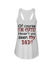 OF COURSE I'M CUTE Ladies Flowy Tank tile