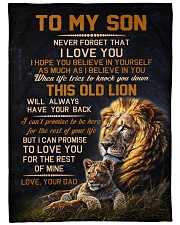 I BELIEVE IN YOU - LOVELY GIFT FOR SON Large Fleece Blanket - 60" x 80" front