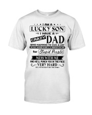 I AM A LUCKY SON Premium Fit Mens Tee tile