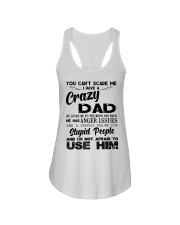 I HAVE CRAZY DAD Ladies Flowy Tank tile
