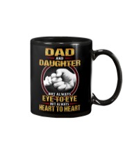 DAD AND DAUGHTER ALWAYS HEART TO HEART Mug tile