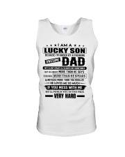 HE LOVES ME SO MUCH - LOVELY GIFT FOR SON Unisex Tank tile
