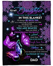 Believe In Yourself - Lovely Gift For Daughter Large Fleece Blanket - 60" x 80" front