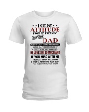 IF YOU MESS WITH ME - TO DAUGHTER FROM DAD Ladies T-Shirt tile