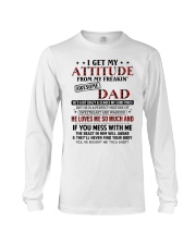 IF YOU MESS WITH ME - TO DAUGHTER FROM DAD Long Sleeve Tee tile