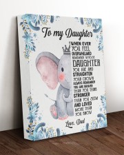Loved More Than You Know - Best Gift For Daughter 11x14 Gallery Wrapped Canvas Prints aos-canvas-pgw-11x14-lifestyle-front-17