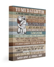 JUST DO YOUR BEST - LOVELY GIFT FOR DAUGHTER 11x14 Gallery Wrapped Canvas Prints front