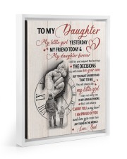 The Decisions - Best Gift For Daughter Floating Framed Canvas Prints White tile
