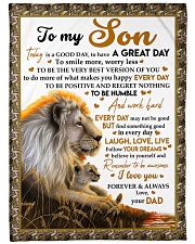 I LOVE YOU - AMAZING GIFT FOR SON Large Fleece Blanket - 60" x 80" front