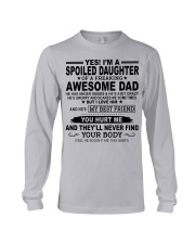 YES I'M A SPOILED DAUGHTER Long Sleeve Tee tile