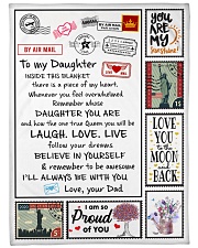 I'll Always Be With You - Amazing Gift For Daughter Large Fleece Blanket - 60" x 80" front