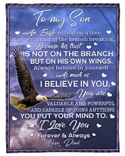 AS MUCH AS I BELIEVE IN YOU Fleece Blanket tile