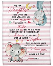 I Love You Forever And Always - Lovely Gift For Daughter Large Fleece Blanket - 60" x 80" front