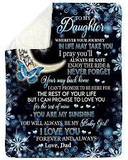 YOU ARE MY SUNSHINE - LOVELY GIFT FOR DAUGHTER Large Sherpa Fleece Blanket - 60" x 80" thumbnail
